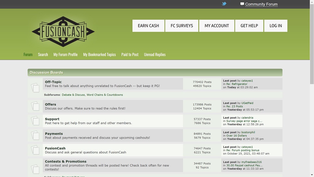 fusioncash review community forum screenshot 1024