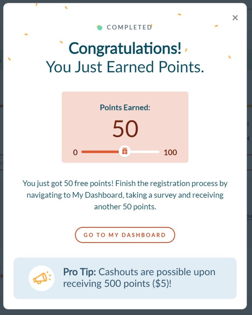 branded surveys review earned points